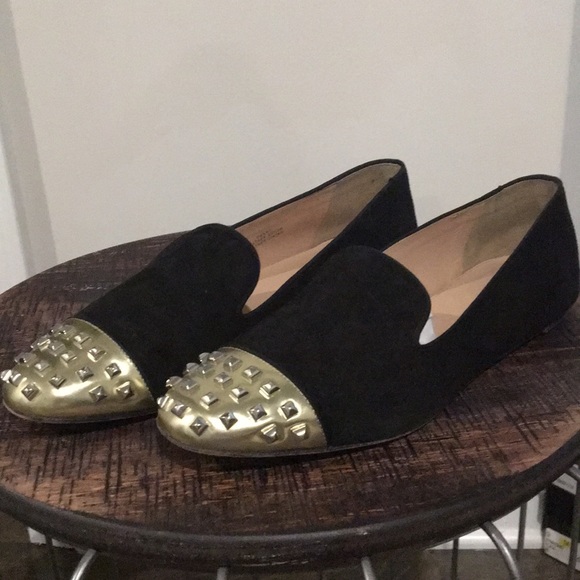 Jcrew black suede loafers - size 8.5 - Picture 2 of 7